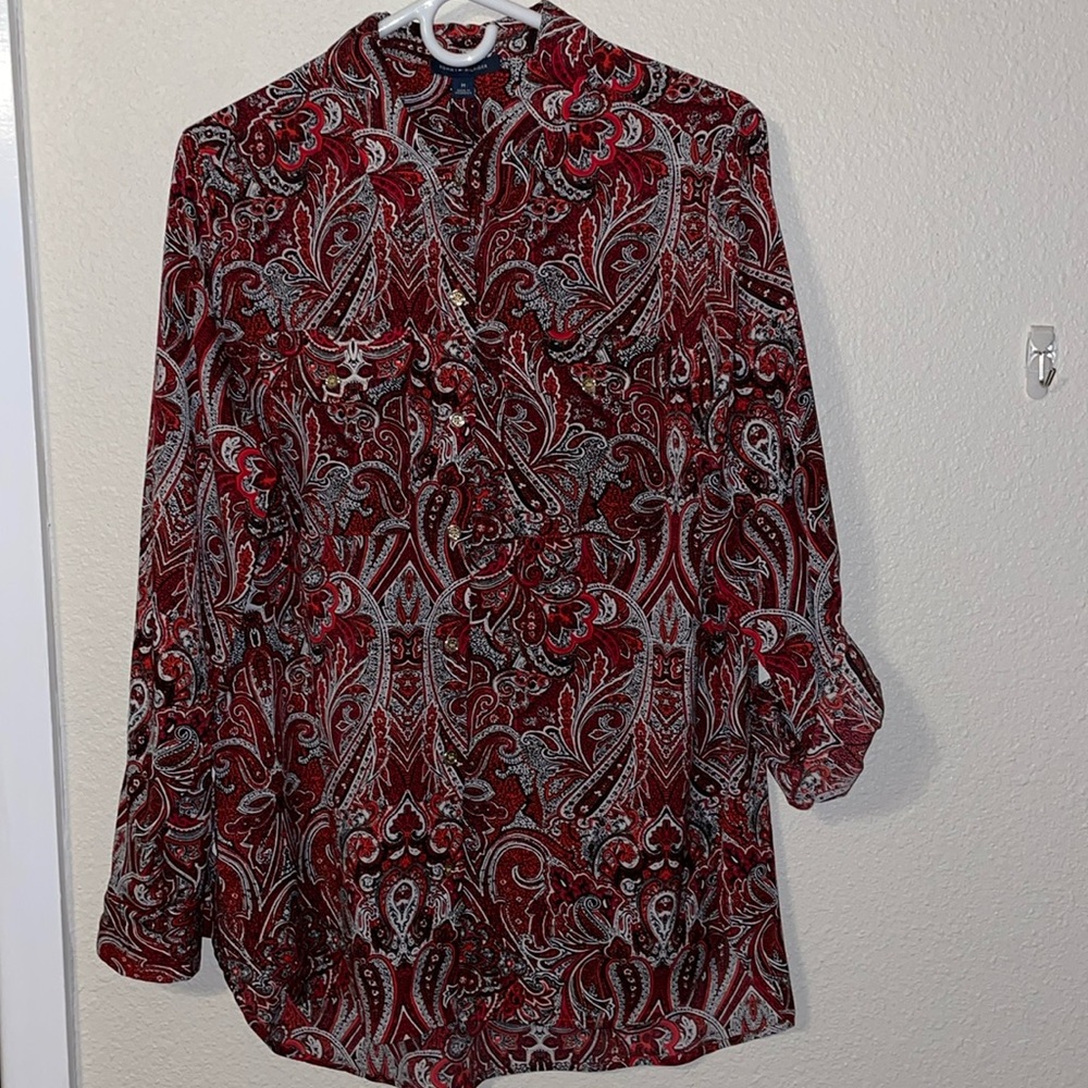Tommy Hillfiger button down blouse